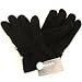 Winter Fleece Velcro Ski Thinsulate Gloves Black L/XL