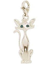 Rembrandt Charms Cat Charm with Lobster Clasp