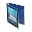 Avery Flexi-View Round-Ring Presentation View Binder, 1 Inch Capacity, Navy (17685)