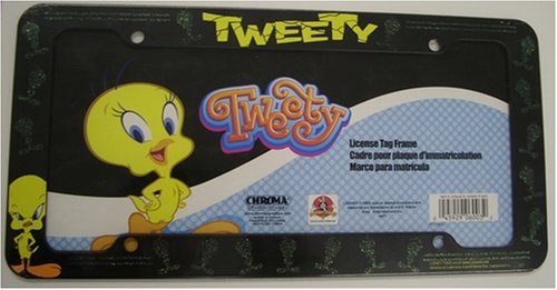 Tweety Bird Glitter Car Truck SUV License Plate Frame