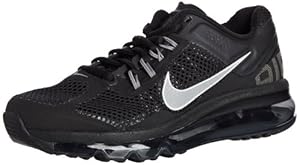 Nike Women's Air Max+ 2013 - Black / Reflect Silver-Spirit Grey, 9 B US