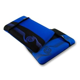 E volve reversible neoprene sleeve case cover for netbook / laptop / notebook Liquid design in size: 10 inch / 10 10 / colour: Blue / Compatible with (Samsung N110 / N120 / N310 / NC10) E-volve reversible neoprene sleeve case cover for netbook / laptop / notebook - Liquid design - in size: 10 inch / 10
