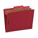 Smead 13731 - Pressboard Classification Folders, Letter, Four-Section, Bright Red, 10/Box-SMD13731