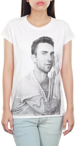 Lectro Women's Adam Levine Maroon 5 Rock Band Teen Music T-Shirt Size L