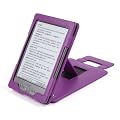 DURAGADGET Funda Y Cubierta Lila De Piel Aut�ntica Con Soporte Para El Nuevo Kindle De Amazon, Wi-Fi, Monitor 6" E Ink