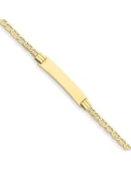 14k Gold Anchor ID Bracelet