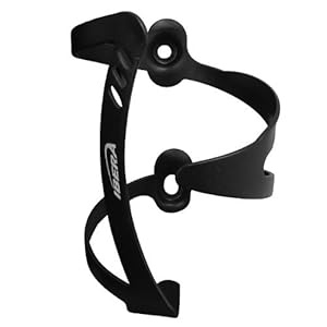 Ibera Lightweight Alloy Water Bottle Cage, 30gm, Black