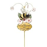 Outdoor Living : Buzzie Bee Metal Whirligig Wind Spinner