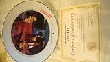 Barack Obama and Hillary Clinton Primaries Commemorative Plate