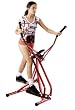 TV Das Original Nordic Walking Crosstrainer de Luxe, metallic-rot