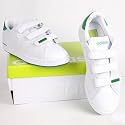 Adidas Derby cf Velcro Mens WHT-GREEN Shoes Style