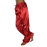 Womens NCAA Iowa State Cyclones Comfortable Fit Sleepwear / Pajama Pants - Red