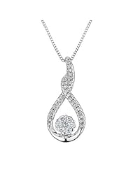 Diamond Cluster Pendant 1/5ctw