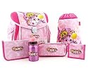 KID SCHULRANZEN BALLERINA 6-TEILIG RANZENSET SCHOOL BAG RANZEN SCHULTACHE SCHULMAPPE F&Uuml;R SCHULE SCHULBEDARF TORNISTER