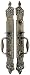 Toulon Thumblatch Entrance Set In Antique-By-Hand Finish
