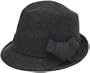 Jessica Simpson Women's Perforated Fedora,Jet Black,One Size