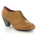 Hush Puppies Fickle Tan Leather Womens Shoes