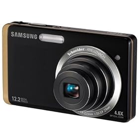 Samsung ST550 Digital Camera - Black/Gold (12MP, 5x Optical Zoom) 3.5 inch LCD