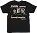 Monty Python Flying Nobody Expects the Spanish Iniquisition Black T-Shirt Tee