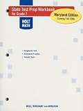 Holt Math State Test Prep Workbook for Grade 7 Maryland Edition