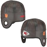 Reebok Kansas City Chiefs Faux Leather Helmet Head Cap