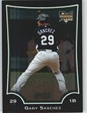 Gaby Sanchez - (RC - Rookie Card) - Florida Marlins - Bowman Chrome Baseball Card # 215 - MLB Baseball Trading Card in Protective Case