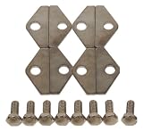 CHEVY SMALL BLOCK HEX BOLTS & HOLD-DOWN TABS FOR VALVE COVERS - CHROME