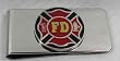 Fireman Pewter Money Clip