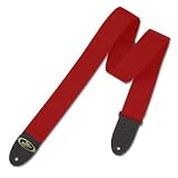 Tyler Mountain Nylon Guitar Strap - Made In USA - Red