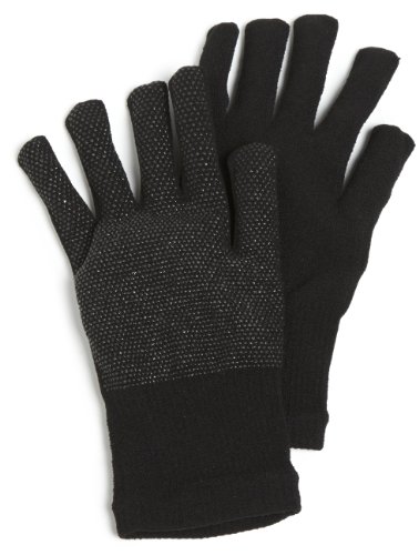 Zensah Unisex Adult Seamless Thermal Glove, Black, Large/X-Large