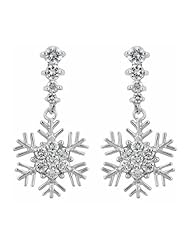 Snowflake Drop Earrings