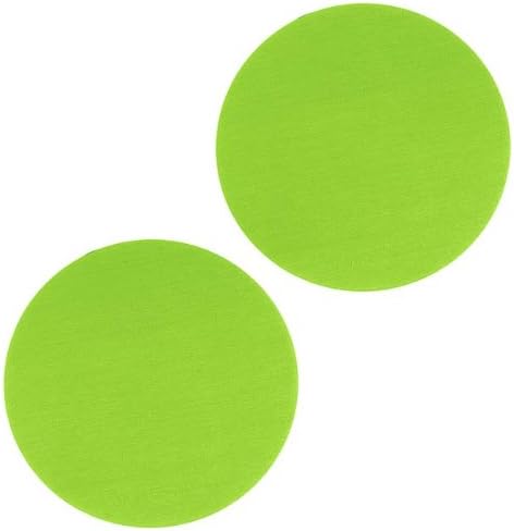 Lillypilly Anodized Aluminum Blank Circle Stamping Lime Green 25mm (2)