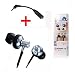 TeckNet 2.5mm to 3.5mm Stereo Adapter With Kanon EC3 3.5mm In-Ear Stereo Earphone