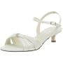 Coloriffics Women's Andie Sandal,Ivory,8.5 M