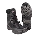 Black Tactical Boot with YKK Zipper, Easy On & Off