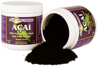 100% Pure Acai Fruit Powder with Camu Camu- By Amazon Thunder - 90g - Powerful Antioxidant