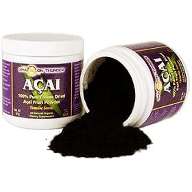 100% Pure Acai Fruit Powder with Camu Camu- By Amazon Thunder - 90g - Powerful Antioxidant