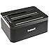 Inateck USB 3.0 to SATA Dual-Bay USB 3.0 Hard Drive Docking Station with Offline Clone Function for 2.5 Inch & 3.5 Inch HDD SSD SATA (SATA I/ II/ III) Support 2x 6TB & UASP, Tool-free