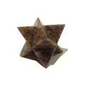 Amethyst Merkaba 01 Dark Purple Red Iron Sacred Star Carved Crystal Healing 1.5