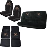 Indian Chief Face Gem Crystals Studded Rhinestone Car Truck Seat Covers Mats Bench 8... 