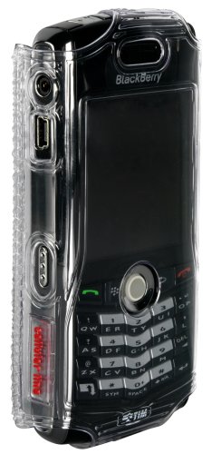 Cellular Line Tasche f&uuml;r Blackberry PEARL 8100, transparent, PVC, verchromte Kn&ouml;pfe, drehb Preisvergleich