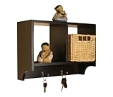 Entryway Wall Shelf with Hooks Entryway Wall Shelf with Hooks