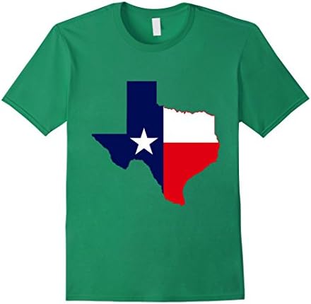 Men's San jacinto shirt - Texas flag - texas map shirt, Medium Kelly Green