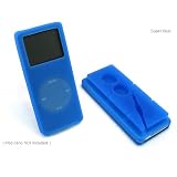 Apple iPod nano (2GB) FlexiSkin with Earphone Organizer (Super Blue)