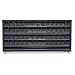 Strong Hold All-Welded Steel Bin Shelving - 85"Wx24"Dx39"H - Dark Gray