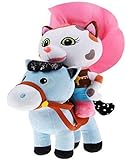 Abby Playset Sheriff Callie's Wild West Plush Doll Pink Cowgirl Calico Cat Sheriff Callie & Blue Horse Pony Sparky_8-10inches