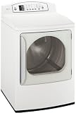 GE DPGT650EHWW 27 Electric Dryer with 7.1 cu. ft. Capacity (White on White)