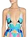Women's Sexy Deep V Neck One Piece Swimwear Bikini Monokini Beachwear (FBA)
