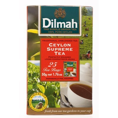 Dilmah Ceylon Supreme Tea 2g. 25pcs.