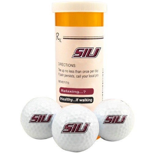 Southern Illinois Salukis Rx Three Pack Golf Balls